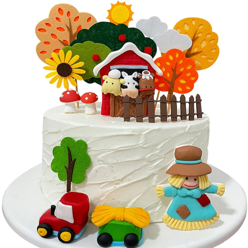 Farm Animals Cake Topper, farm birthday cake topper, farm animals baby