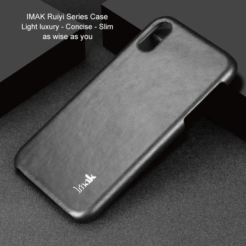 IMAK Роскошный чехол для телефона из искусственной кожи для iphone xs max xr x противоударный задний Чехол легкий противоударный защитный тонкий Чехол