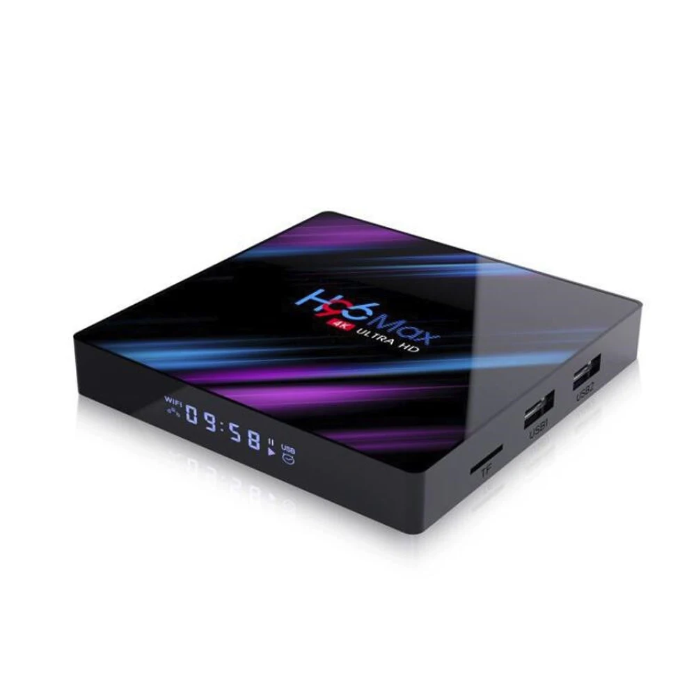 H96 Max 4 Гб 64 ГБ 32 ГБ Смарт ТВ приставка Android 9,0 RK3318 Поддержка Wifi Netflix Youtube 4K 1080P 2 Гб 16 Гб телеприставка медиаплеер