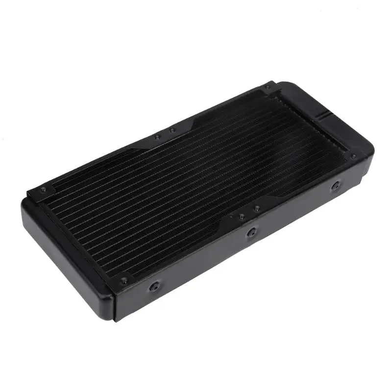240mm 18-трубки Алюминий сплава компьютерный кулер для воды PC чехол водяного охлаждения радиатора теплообменник для ноутбука, настольного компьютера