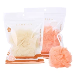 1Pcs Bath Ball Bathsite Bath Tubs Cool Flower Bath Towel Body Cleaning Mesh Shower Wash Sponge Brush Bathing Tools