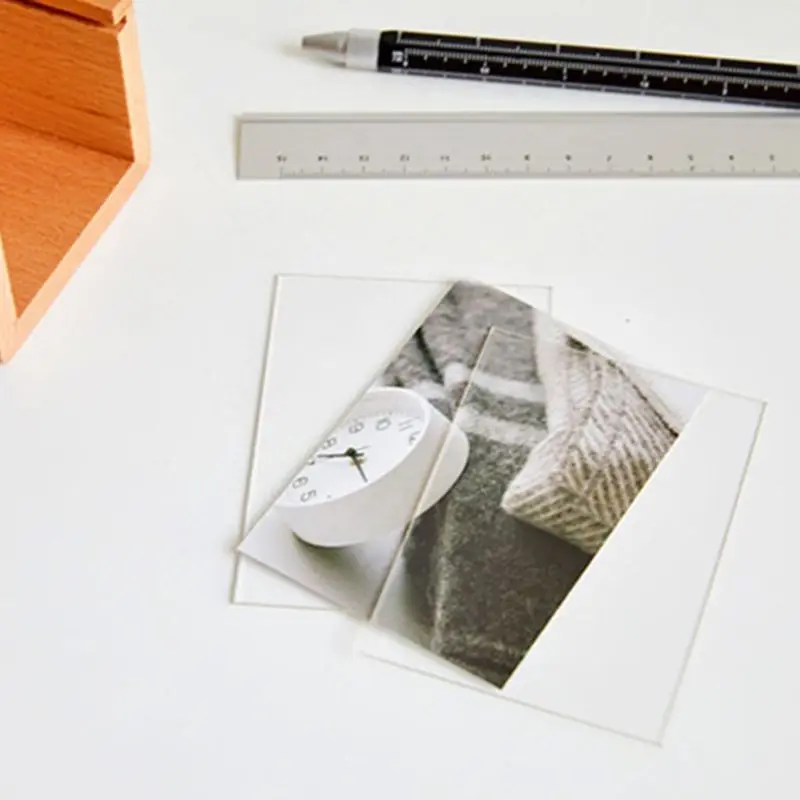 

Wooden Pen Holder with Photo Frame Multifunction Home Office Storage Decoration H3CA