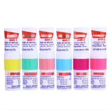 1 шт. Таиланд травяные носовые контейнеры для носовых ингаляторов палочка мята цилиндр эфирное масло носовой лахлер астма освежающий аромат масло палочка