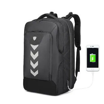 

OZUKO Backpack Men Business Multifunctional USB Charging 15.6" Laptop Backpack Bolsa Mochila Waterproof Travel School Bag Women