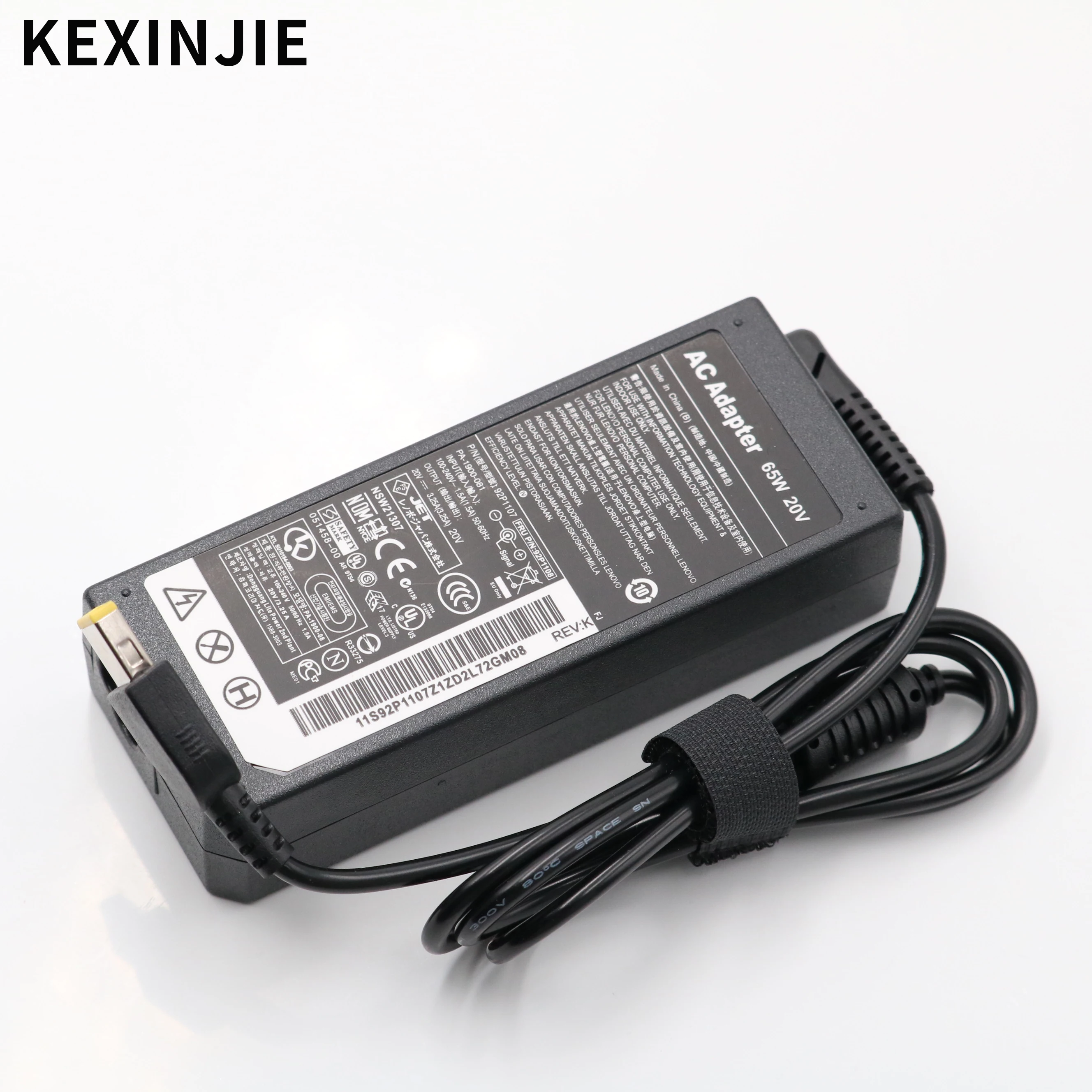 20V 3.25A 65W adaptador de la computadora portátil para Lenovo cargador ADLX65NCC3A ADLX65NDC3A ADP-65FD ADLX65NDC2A ADLX65NDC2B ADP-65FD AB ADP-65FD B