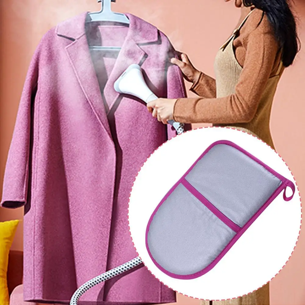 Профессиональные анти-ожоги теплоизоляция ткань Гладильные перчатки тройной слой теплоизоляция для паровых утюгов