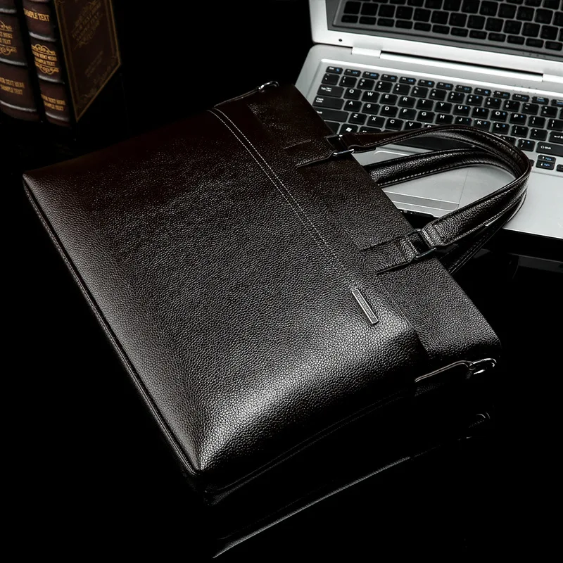 

Front Leopard Daishu Men's Bag MEN'S Handbag Cross Computer Bag Business Casual Briefcase Shoulder Bag Shoulder Bag
