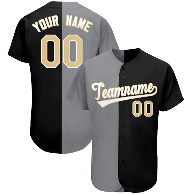 Men/youth Custom Split Half-buckle Baseball Jersey Print With Team&player  Name Number Add Logo Outdoor Game Sport Shirt - Baseball Jerseys -  AliExpress