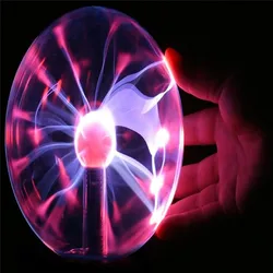 Lampe LED tactile boule de verre Plasma 4/5/6/8 pouces, nouveauté, lampe de Table, cadeau d'anniversaire ou de noël pour enfants, éclairage décoratif 