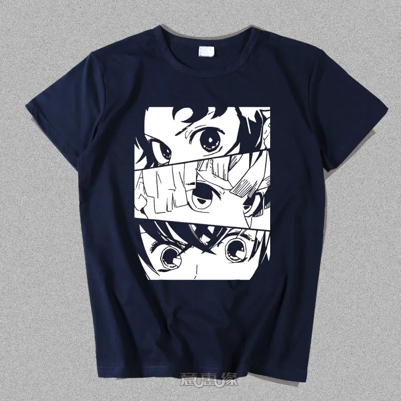 Аниме Demon Slayer: Kimetsu no Yaiba Agatsuma Косплей Футболка Kamado Tanjirou expression animation футболка хлопок мужские футболки топы - Цвет: 02