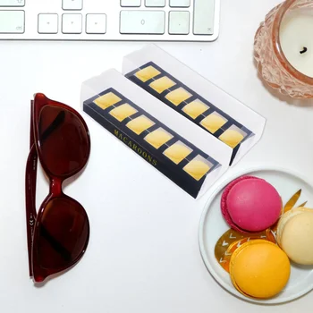 

10pcs Plastic Macaroon Packing Box Transparent Durable Packing Box DIY Packing Box for Chocolate Cookies