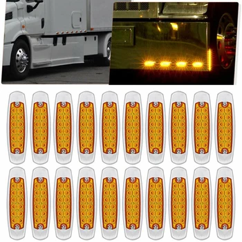 

W/ Screw Marker Light Sealed Oval Waterproof Clearance Side Truck Trailer