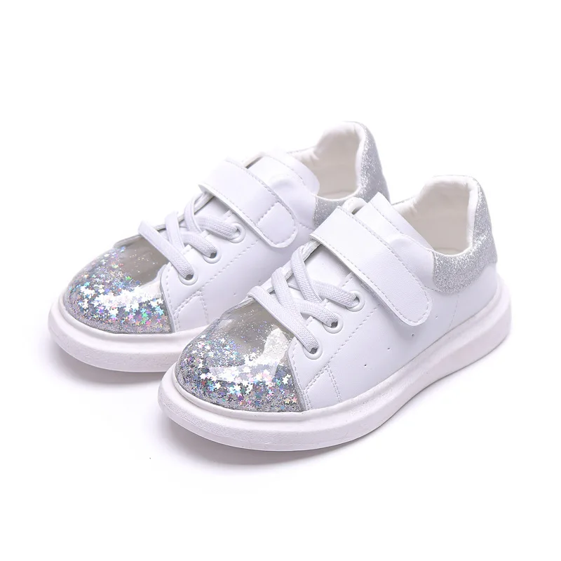 PandaQ/Детские повседневные кроссовки; обувь Meteor для девочек; Zapatos Para Ninos; спортивные белые брендовые модные теннисные кроссовки со звездами; Infantil