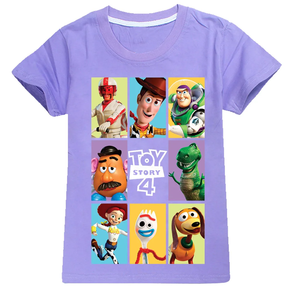 Purple Short Sleeve Top. Toy Story Toddler Girls T-Shirt Sizes 2-4T 