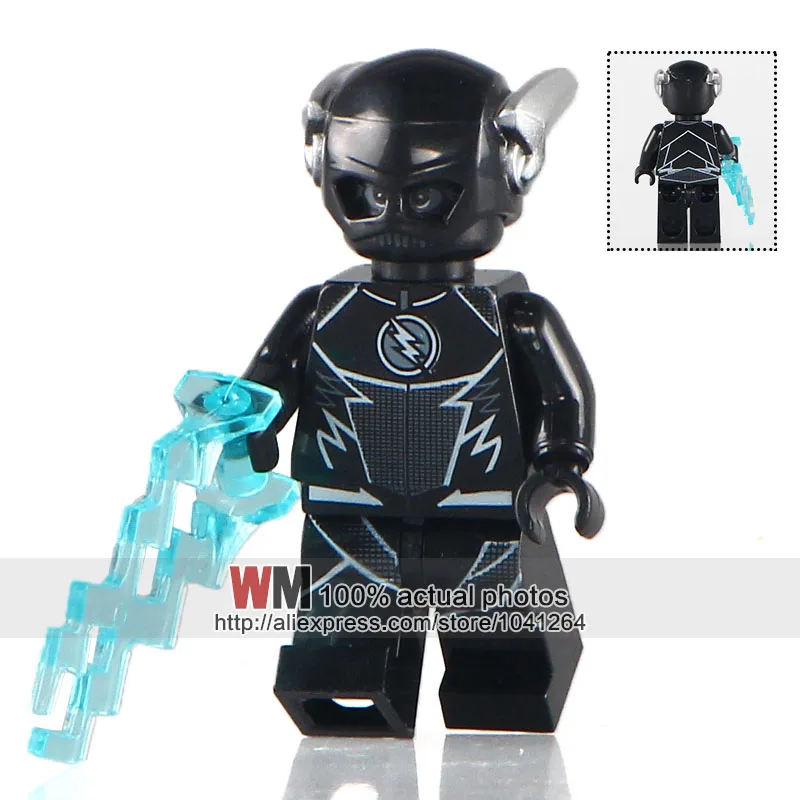 

WM Building Blocks 20pcs/lot XH562 Black Flash DC Super Hero Red Flash Lobo Tomorrow Bricks Kids DIY Toys X0153