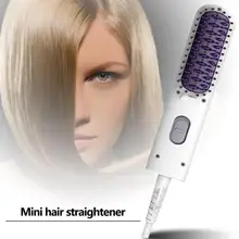 25 Вт Выпрямитель для волос, щетка для объема, PTC выпрямитель для волос, гладкая щетка для волос, расческа для выпрямления, cepillo de pelo peine, 220 В