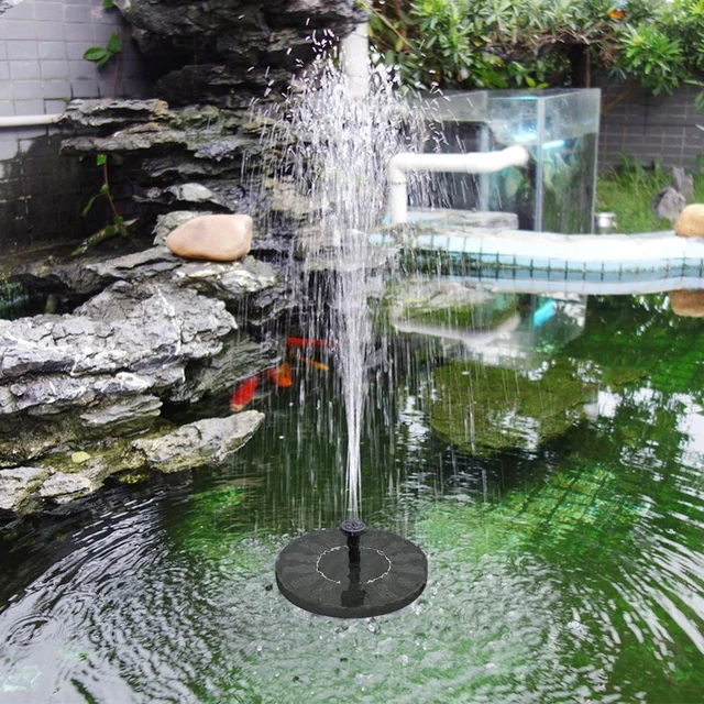 Fuente de agua de Panel Solar para decoración de jardín, kit de riego de Fuente  Solar, bomba Solar para estanque de piscina, cascada sumergible flotante -  AliExpress