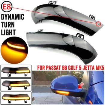 

Dynamic Blinker Turn Signal LED For Volkswagen GOLF 5 GTI Variant Jetta MK5 Passat B5.5 B6 Plus EOS Sharan SuperB Mirror light