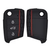 Car Silicone Key Case For VW Polo Tiguan Golf 7 2015 2016 2017 2022 Key Cover Keyless Fob Shell Protector ► Photo 2/4