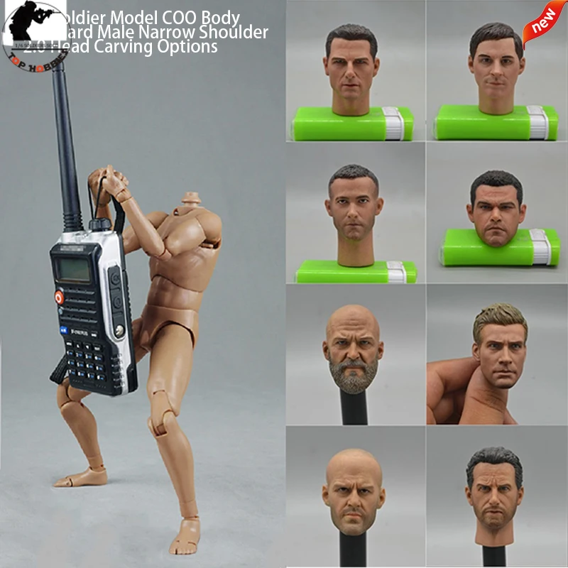 

COO Model BD001 Solid Body 1/6 Sca Sculpted Head with Narrow Shoulder Body Standard Many Choices for Choosing Collectible Figure