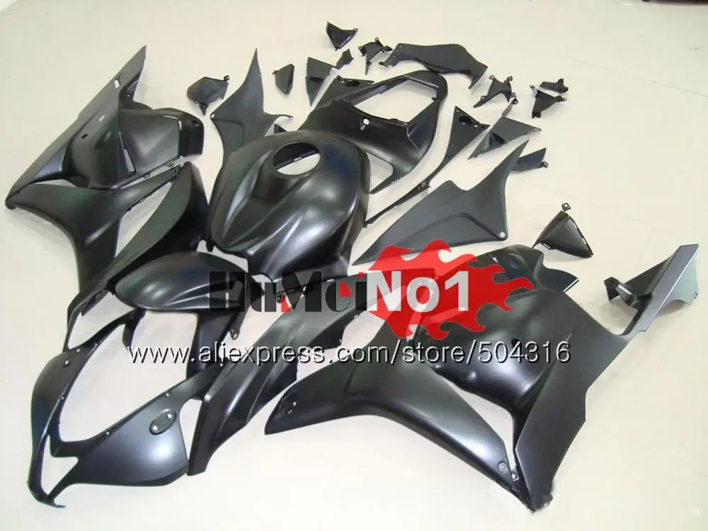 Литья под давлением для HONDA CBR600RR CBR 600 RR CC 600RR 600CC 44MC образования легкой пены. 3 CBR600 RR 2009 2010 2011 2012 F5 09, 10, 11, 12, красный черный обтекатель - Цвет: No. 30 Flat black