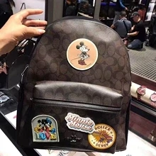 Disney Микки Маус Минни Рюкзак Леди человек сумка на плечо мультфильм большой емкости сумка школьная сумка