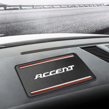

19x12cm Car Dashboard Sticky Anti-Slip Silicone Mat Auto Non-Slip Sticky Gel Pad For hyundai Accent Car Styling