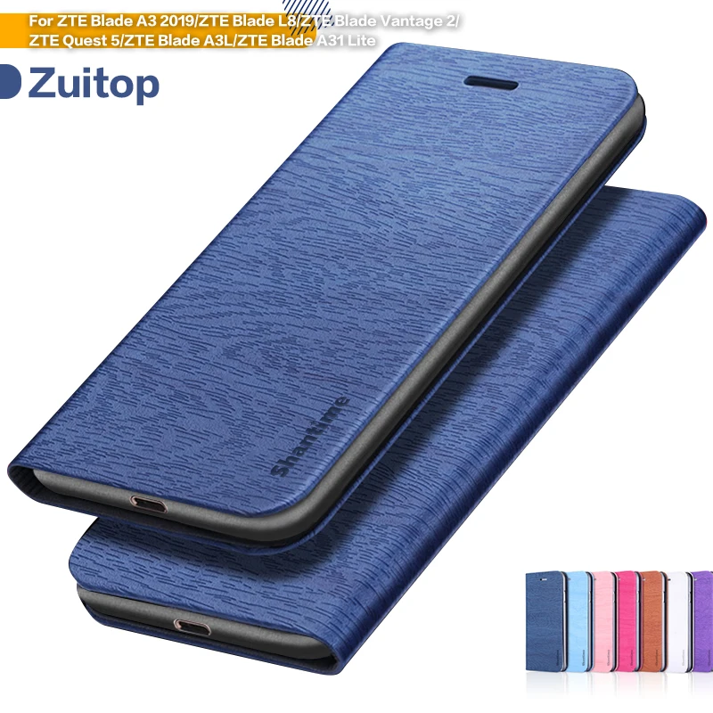 Флип-чехол для ZTE Blade A3 2019 A3L чехол-накладка L8 Vantage 2 Quest 5 | Мобильные телефоны и