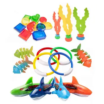 

Children's Swimming Toy Diving Ring Seaweed Diving Stick Water Torpedo Rocket Throwing Toys Summer Game Swimming Pool Toys Gifts