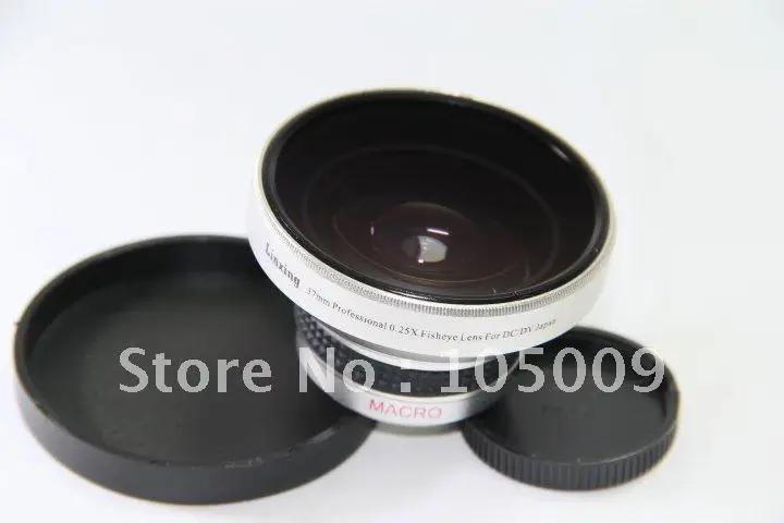Wide Fish Eye Fisheye Lens com Lente Macro Canon Nikon Pentax Fuji Olympus Sony Câmera 0.25x 37 mm