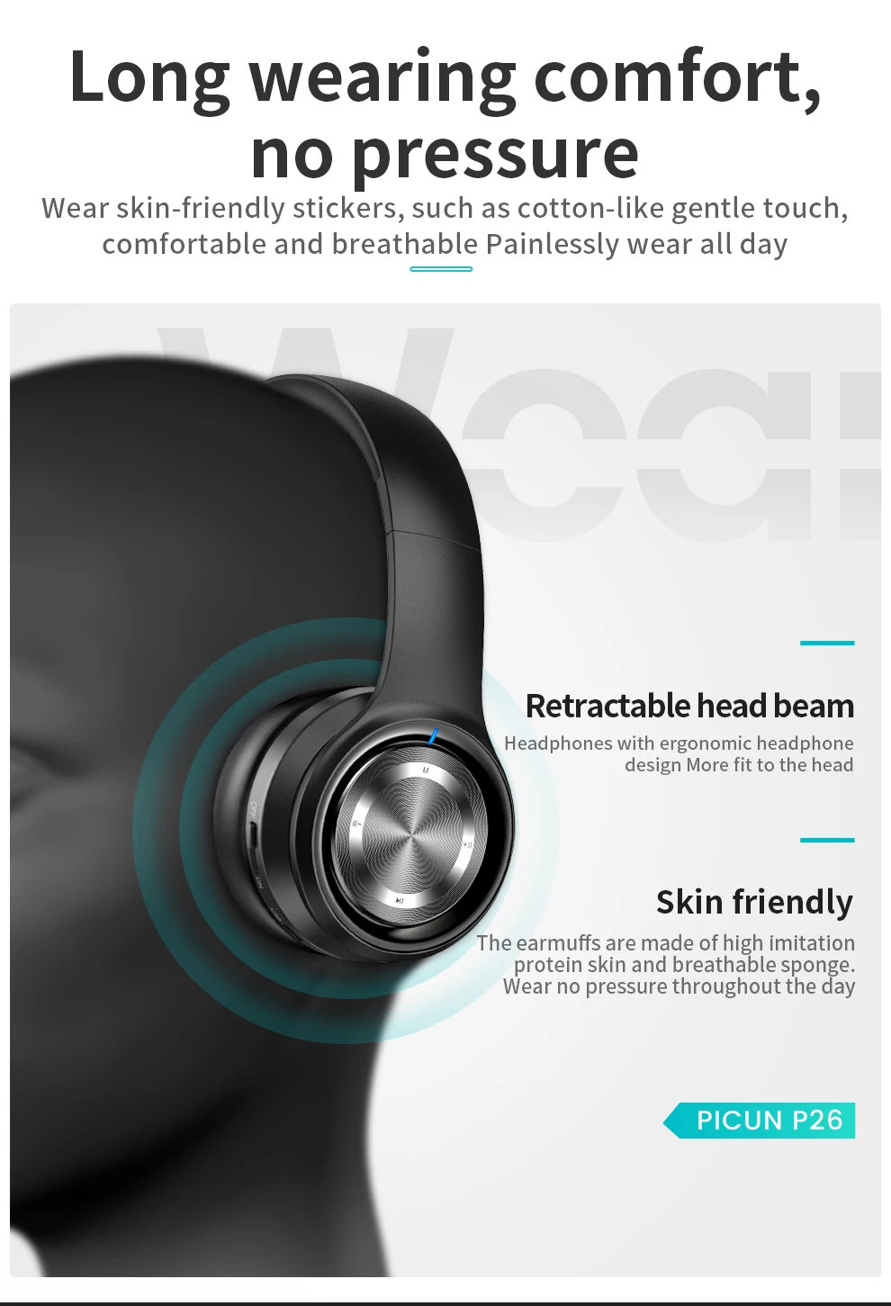 Bluetooth 5,0 наушники за ухо 40H Playtime Hi-Fi стерео беспроводные наушники глубокий бас складные проводные наушники с микрофоном