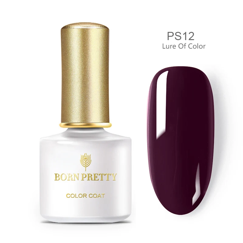 PS12 BORN PRETTY, 6 мл, серия Cafe, Гель-лак для ногтей, чистый цвет, замачивается, УФ светодиодный Гель-лак, 60 цветов, маникюрный лак, долговечный - Цвет: PS12