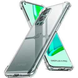 Transparent Silicone Phone Cover - Clear Case for Oneplus 9 (Clear)