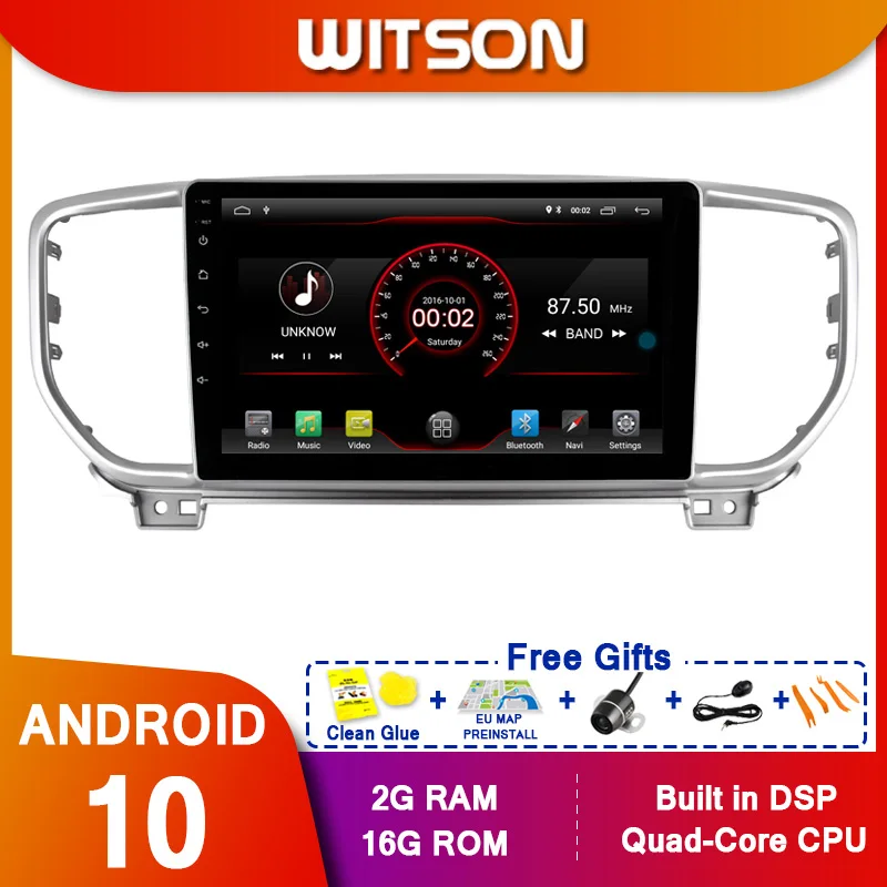 Автомобильный мультимедийный DVD плеер WITSON с 9 &quotсенсорным экраном FULL HD Android 10 0 GPS