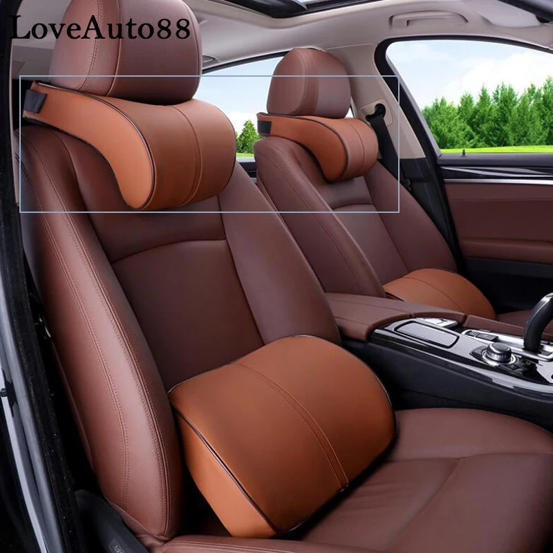 Car Neck Pillow Memory Foam Pillows Neck Rest Seat Headrest Cushion Pad