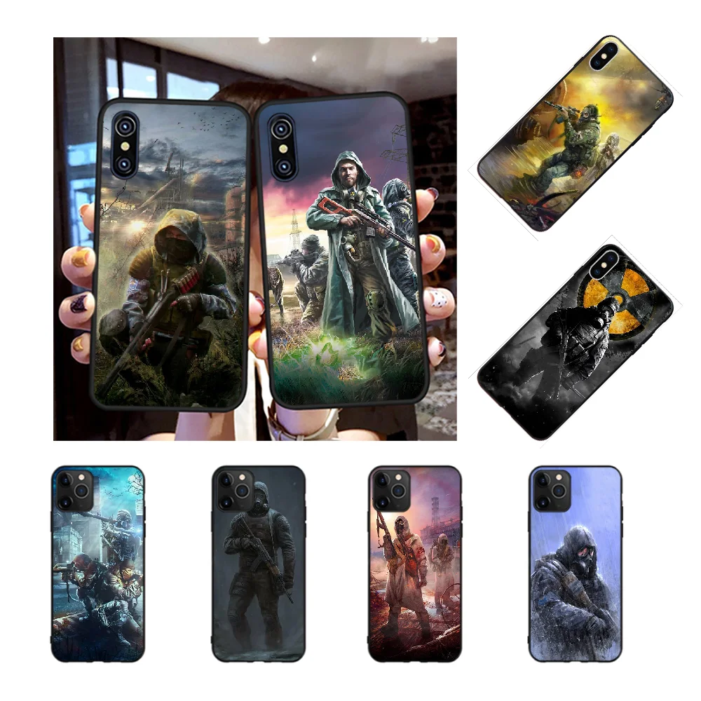 NBDRUICAI Stalker Clear Sky DIY окрашенный блестящий чехол для телефона iPhone 11 pro XS MAX 8 7 6 6S Plus X 5S SE
