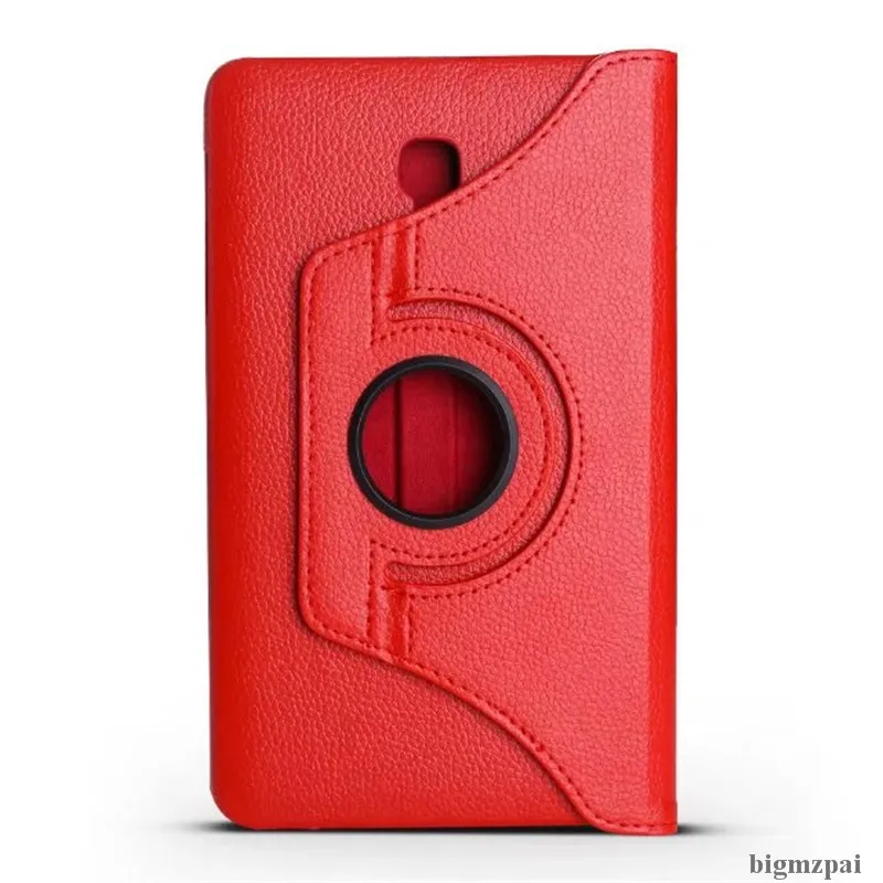 red Чехол для планшета samsung Galaxy Tab A 10,5 T590 T595 t597 360 Вращающийся Кожаный чехол для планшета samsung tab a t590 - Цвет: red