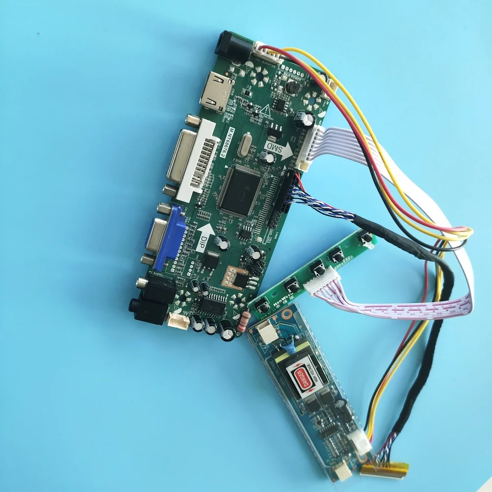 

Набор для M216H1-L02/M216H1-L05/M216H1-L07 1920x1008 30pin HDMI + DVI + VGA LCD аудио драйвер DIY панель контроллера плата 2 лампы