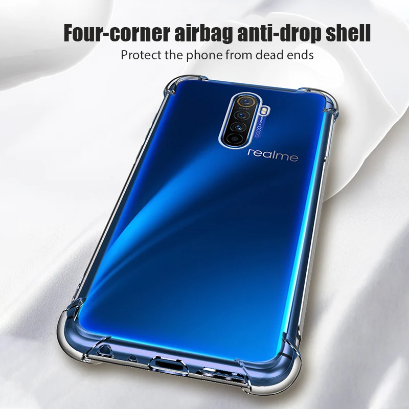 Защитный чехол для Realme 3i 5i 5s 6i Индия 6S подушка безопасности Мягкий ТПУ задняя