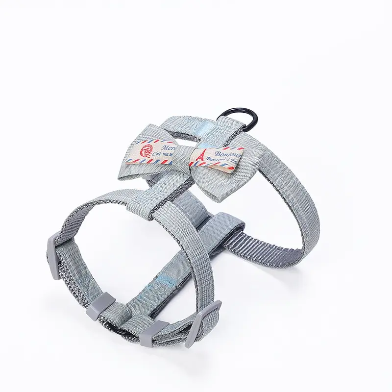 Cat Collar Harness Leash Breathable Adjustable Chest Strap For Small Dog Cats Walking Pet Outdoor Training Harnesses Lead Sets