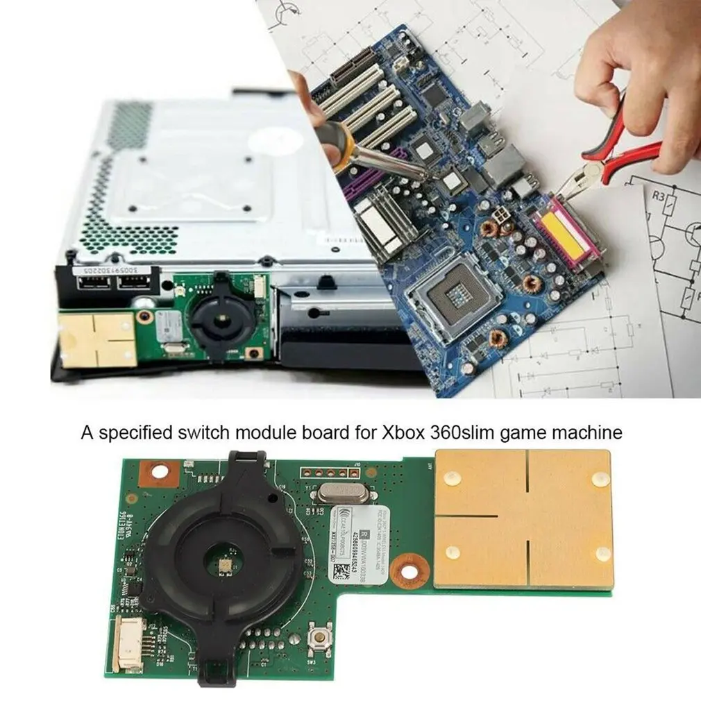 

Replacement Power Switch Circuit RF Board Module for Xbox 360 Slim/FOR Xbox one Controller Game machine repair replacement parts