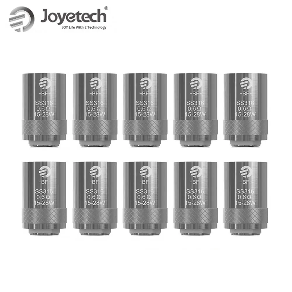 Original Joyetech BF SS316 Head 0.5ohm/0.6ohm/1.0ohm Replacement Coil 5pcs/lot For CUBIS/eGO AIO Kit/Cuboid Mini E-Cig coil