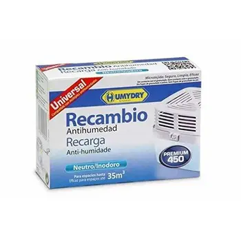 

Recambio Universal antihumedad 450g para desumidificadores Humydry