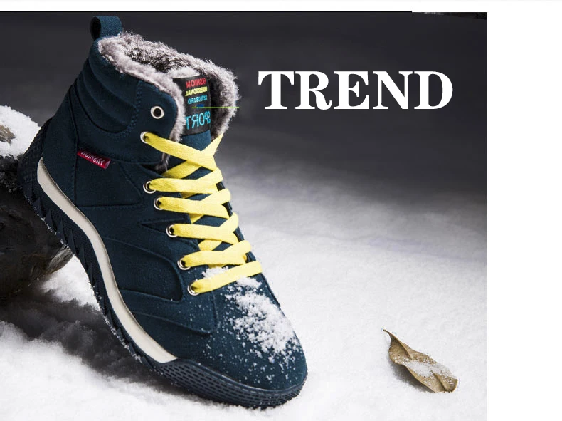 PUPUDA/зимние ботинки для мужчин; Новая модная трендовая обувь из хлопка; кроссовки; мужская повседневная обувь; уличная спортивная обувь для бега; большие размеры 11