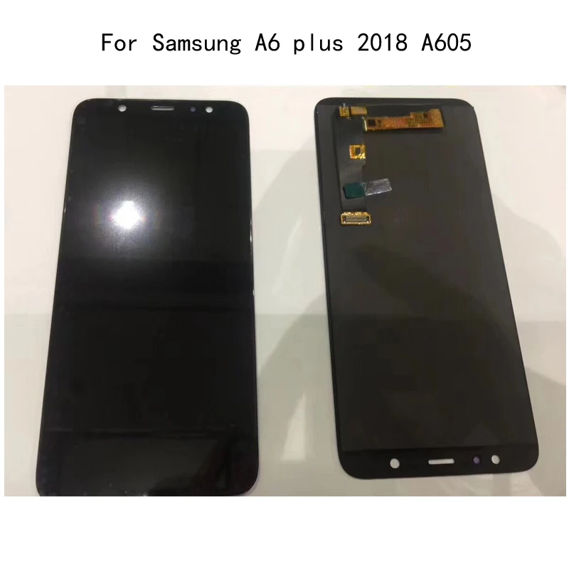 

6.0'' Display For Samsung Galaxy A6 Plus 2018 LCD Touch Screen Digitizer Assembly For Samsung A6 Plus A6+ A605 A605fd lcd Screen
