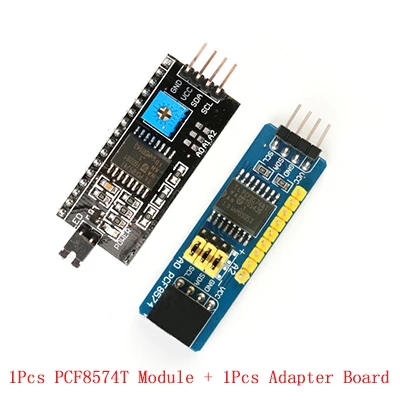 PCF8574 PCF8574T I/O I2C IIC порт Интерфейс Расширенный модуль LCD 1602 2004 светодиодный адаптер пластина для Arduino - Цвет: Each type one pcs