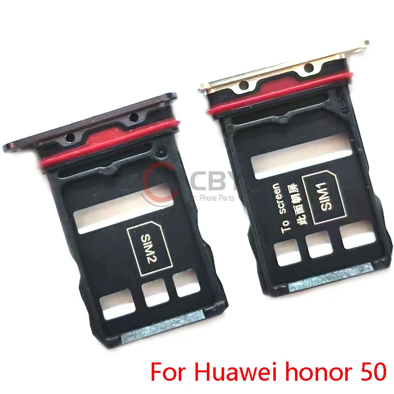 Eonpam Tarjeta SIM Bandeja Para (Huawei P40 Lite E / Y7P) Calidad Original Reemplazo Ranura Tarjeta SD Bandeja Con Pin Tarjeta SIM(Negro) (Negro
