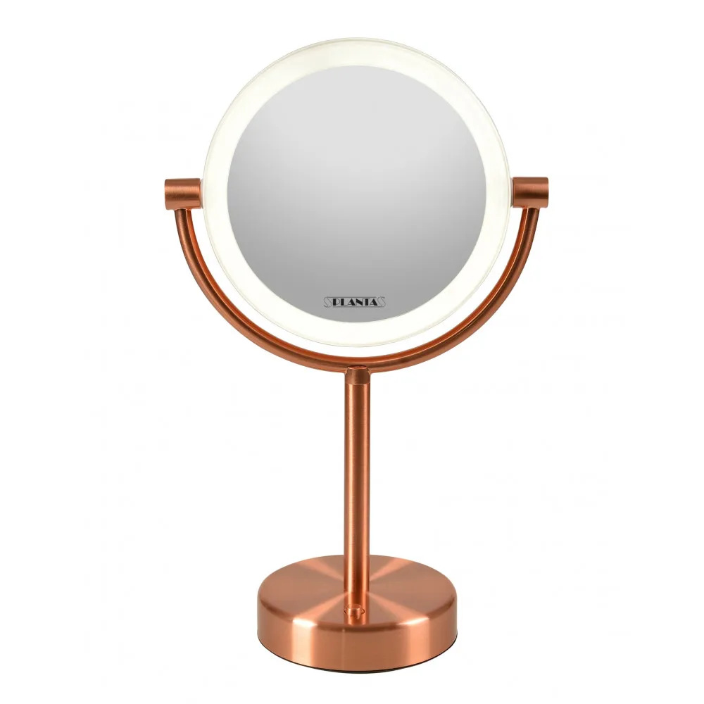 Косметическое зеркало с подсветкой PLANTA PLM-1725 Copper