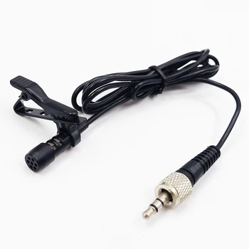 

Lavalier clip microphone church teacher vlog interview mic 3.5mm connector for sennheiser bodypack wireless system