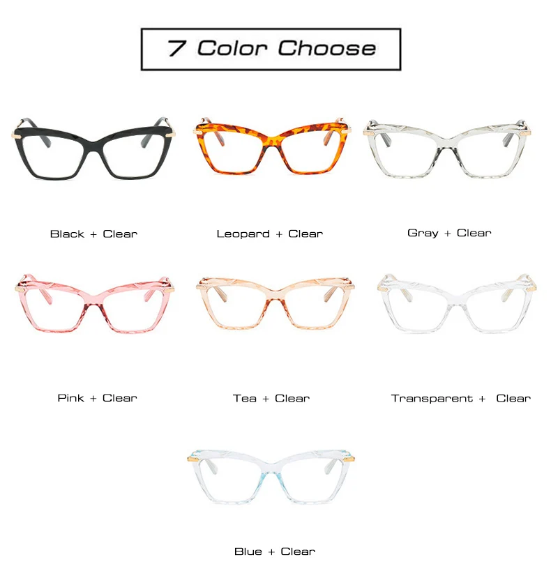 SO& EI Ретро кошачий глаз прозрачный мульти-вырезанный Кристалл женские очки оправа может быть оснащена близорукостью мужские очки по рецепту оправа